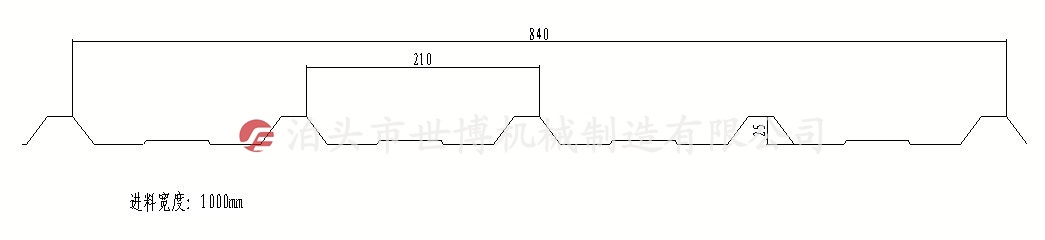 840型彩钢压瓦机